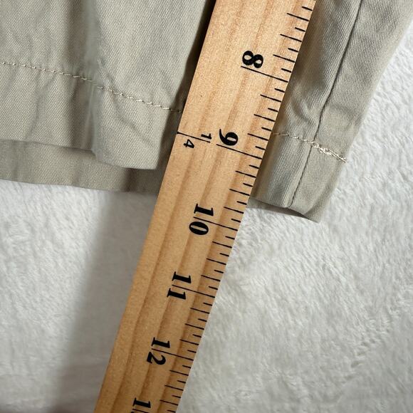 Marc Anthony Chino Shorts Men's 42 Slim Fit Stretch flat front Beige - Picture 6 of 7